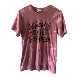 ✨ Bella + Canvas “School’s Out for Summer” Graphic Tee – Size M